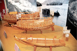 軍船の模型