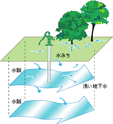 水みちと水脈