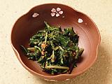 ツリガネニンジン（トトキ）の胡麻あえ