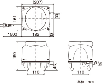 フジクリーン工業　CAB 5 吐出風量60L/min  浄化槽ブロワー