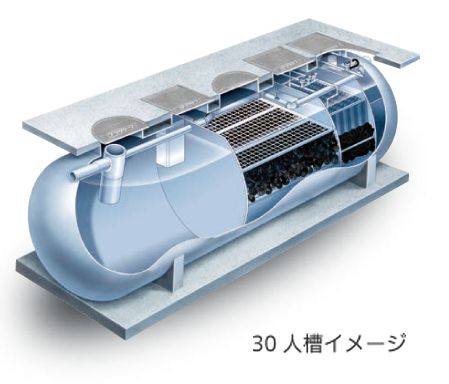中型浄化槽 | 商品紹介 浄化槽 | フジクリーン工業株式会社