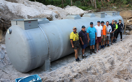 オーストラリア　フレーザー島に大型浄化槽を導入
